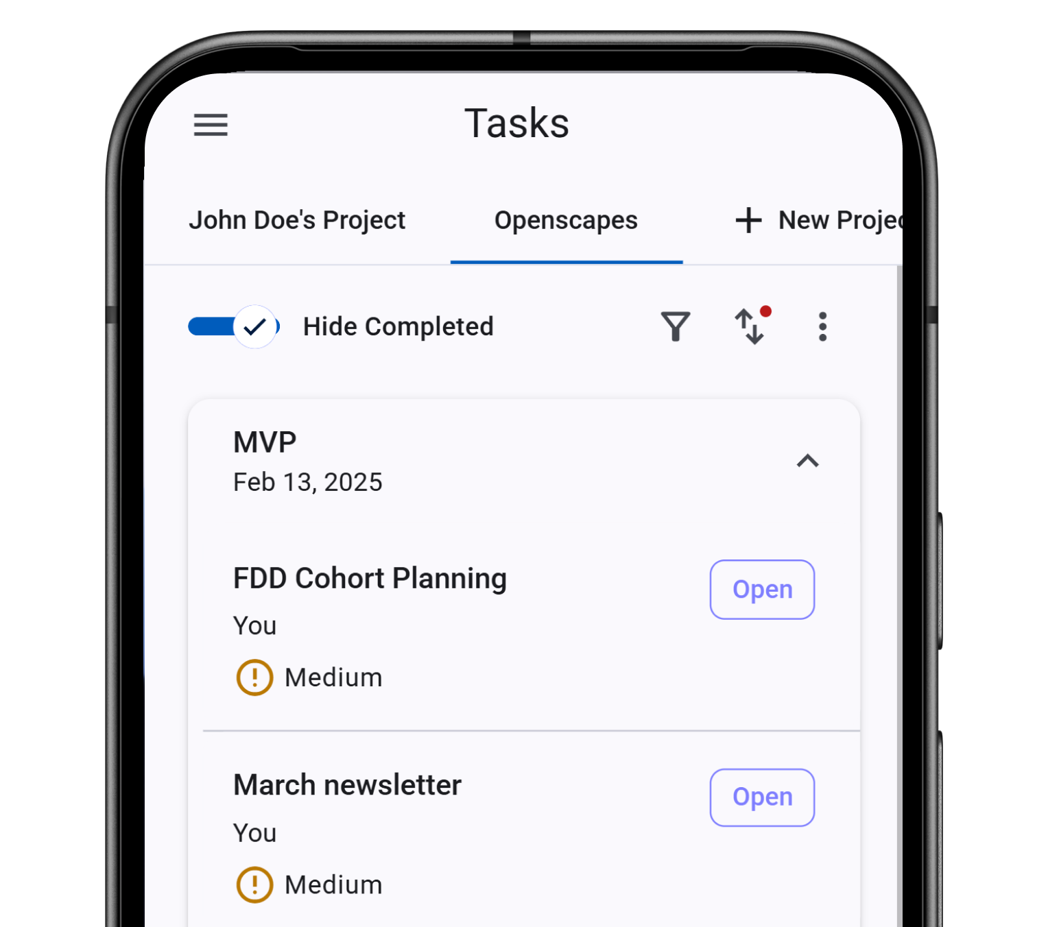 app mockup